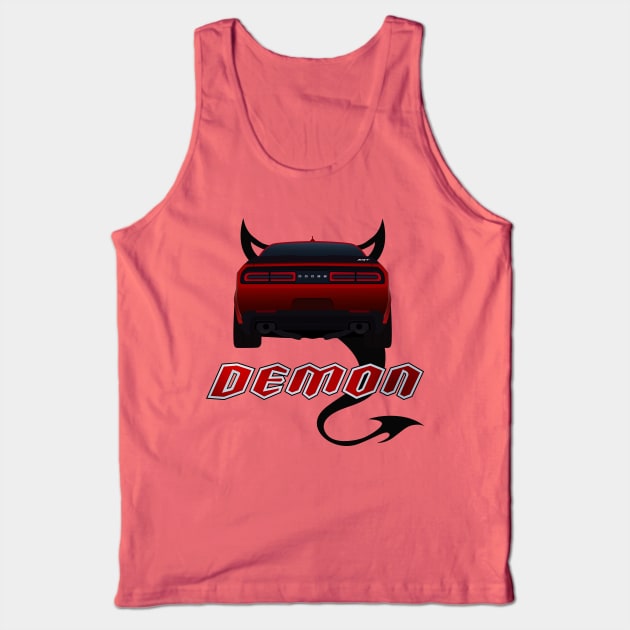 Challenger Demon Tank Top by AutomotiveArt